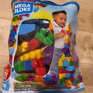 Mega Bloks Big Building Bag - Multicolor- 80 pieces